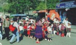 Parade of school kids in Pana